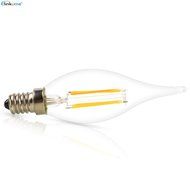 ELINKUME 2W Candelabra LED Bulbs, 20W Light Bulbs Equivalent, LED Warm White 2700K Chandelier LED Bulb, E12 Candelabra... N13