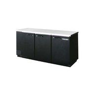 Beverage-Air BB78-1-B 79" Back Bar Refrigerator with 3 Solid Doors 4 Keg