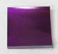 6&quot; X 6&quot; Purple Confectionery Foil Wrappers Candy Wrappers Candy Making Supplies