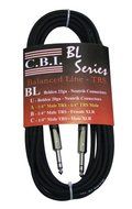 CBI BL2A Cable - 15 Foot, 1/4 Inch TRS To 1/4 Inch TRS Balanced N5