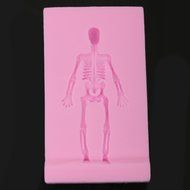 4pcs Punk Silicone Skeleton Coffin Set Mould Cake Baking Fondant Sugar Craft Wedding Birthday Party Decor N6