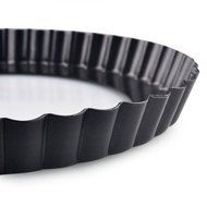 PNBB Non Stick Carbon Steel Split Decision Pie Pan with Removable Base - Set of 3 N2