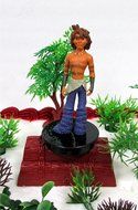 THE CROODS 16 Piece Birthday Cake Topper Set Featuring Crood Figures and Themed Decorative Accessories - Figures... N3