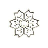 Rosette-Iron Mold Cast Aluminum 2 in 1 Snowflake Design / Shape