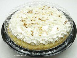 9 Inch Low Dome Plastic Disposable/Reusable Pie Carrier #WJ40 (10) N2