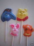 Honey Bear Faces Chocolate Candy Lollipop Mold Winnie the Pooh N2
