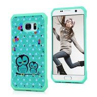 Badalink Galaxy S7 Edge Case Shockproof Drop Protection TPU Bumper Frame + Colorful Painting Hard PC Protective... N80