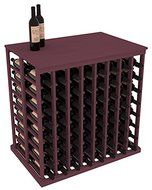 Wine Racks America Ponderosa Pine Double Deep Tasting Table + Solid Top. 13 Stains to Choose From! N9