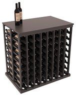 Wine Racks America Ponderosa Pine Double Deep Tasting Table + Solid Top. 13 Stains to Choose From! N10