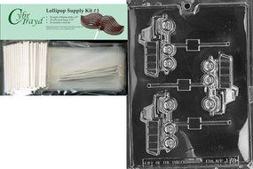 Cybrtrayd J070 Dump Truck Lolly Chocolate Candy Mold with Exclusive Cybrtrayd Copyrighted Chocolate Molding Instructions N2