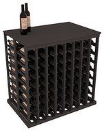 Wine Racks America Ponderosa Pine Double Deep Tasting Table + Solid Top. 13 Stains to Choose From! N12