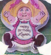 Wilton Cake Pan: Cabbage Patch Kids Baby Doll Dolly Cake Pan Mold (2105-1984, 1984) Retired