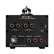 SMSL T1 DAC DSD512 Tube Headphone Amplifier 384kHz Optical\Coaxial\USB\Decoder N6