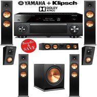 Klipsch RP-280FA 5.1.2 Dolby Atmos Home Theater System with Yamaha AVENTAGE RX-A2060BL 9.2-Ch A/V Receiver