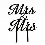 Ecape Acrylic Wedding Cake Topper Wedding Monogram Mr and Mrs Cake Topper With Maple Leaf N12