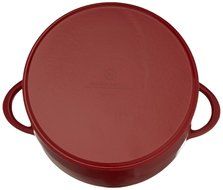 Mario Batali by Dansk Enameled Cast Iron Pizza Pan and Griddle, 12-Inch, Chianti N7