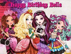 Ever After High Image Photo Cake Topper Sheet Personalized Custom Customized Birthday Party - 1/4 Sheet - 79872 N2