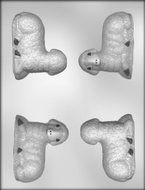 CK Products 3-1/4&quot; Lamb -3D Choc Mold