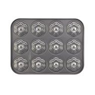 Cake Boss Specialty Nonstick Bakeware 2-Piece Heart &amp; Flower Shaped Cookie Pan Set N2