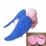 Yunko 3D Angel&#039;s Wings Candy Silicone Mold for Cake / Cupcake Decorating,Candy Fondant Soap Chocolate Gum Paste... N2