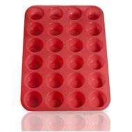 MJBAKERS Mini Muffin Pan- 24 Cups Premium Perfect Portion Control Baking Pans- Non Stick Food Grade Siicone Mold... N7