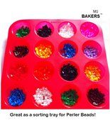 MJBAKERS Mini Muffin Pan- 24 Cups Premium Perfect Portion Control Baking Pans- Non Stick Food Grade Siicone Mold... N9
