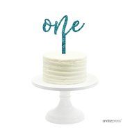 Andaz Press 5th Birthday and Anniversary Acrylic Cake Toppers, Pink Glitter, Number 5, 1-Pack N17