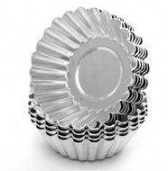 10Pcs Cake Aluminium Alloy Mould Baking Cupcake Egg Tart Mold by Lovestore2555 N2