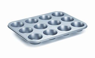 T-fal Professional Bakeware Muffin Pan, 12 Cup