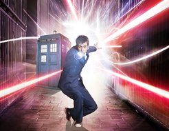Doctor Who Tardis Dr Who Edible Image Photo Cake Topper Sheet Birthday Party Event - 1/4 Sheet - 78936 N2