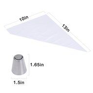 23-Piece Russian Piping Tips,OliveTech Cake Decorating Tips Kits Professional Stainless Steel Large Size Icing... N6