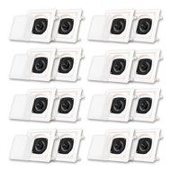 Acoustic Audio CS-I42S In Wall / Ceiling Speakers 8 Pair Pack Home 2400 Watts CS-I42S-8PR