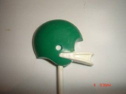 Football Helmet Chocolate Candy Lollipop Mold