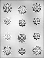 Chocolate Mold Snowflakes 1 1/8&quot; - 1 1/2&quot;