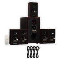 Theater Solutions TS516BT Home Theater Bluetooth 5.1 Speaker System with 4 Extension Cables