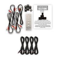 Theater Solutions TS516BT Home Theater Bluetooth 5.1 Speaker System with 4 Extension Cables N2