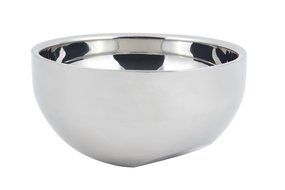 Bon Chef Stainless Steel Angled Double Wall Bowl