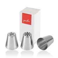 Russian Piping Tips, YOUKEE 11 PCS/Set Large Stainless Steel Pastry Tips Cake Flower Decorating Nozzle Tips Tools N5