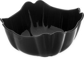 Carlisle 653103 Orchid Polycarbonate Deli Bowl, 1.6 qt. Capacity, 7.56 x 7.56 x 3.61", Black (Case of 12)