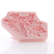 Holly Leaf Flexible Silicone Mold, Fondant, Candy, Chocolate, Food Safe, Polymer Clay, Resin Mold, Epoxy and so...