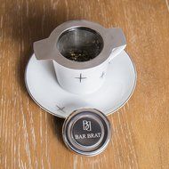 Tea Infuser Strainer + Spoon by Bar Brat / Premium Micro Filter Stainless Steel Steeper / 110 Cocktail Shaker... N7