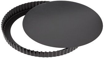 Round Mould Fluted Loose Bottom Non Stick Coated