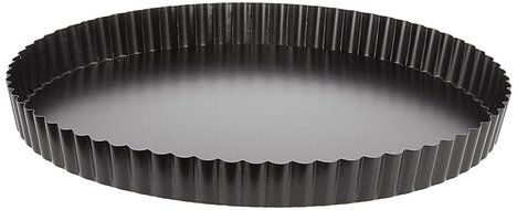 Round Mould Fluted Loose Bottom Non Stick Coated N2