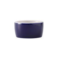 Tuxton B2X-0203 2 Oz. Cobalt/Eggshell Smooth Pipkin Ramekin - 48 / CS