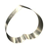 Stainless Steel 8 Inch Adjustable Cake Mousse Mold Cake Baking Cake Decor Mold Ring (Square-8 inches) N3