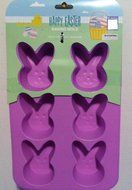 Easter Bunny Silicone Mold - Use for Baking - Jello - Chocolate - Soap N2