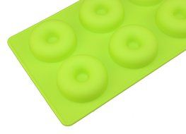 Tifan 6-Cavity Savarin Silicone Mold for Donut, Cake, Bread, Cupcake, Cheesecake, Cornbread, Muffin, Brownie,... N7