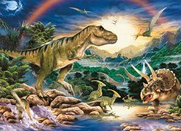 Dinosaurs Edible Icing Image Cake Toppers