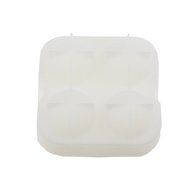 MAXGOODS Popular Silicone Round Ice Balls Freeze Maker Tray Four Large Sphere Molds Cube Mould N3