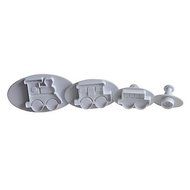 Y&amp;XL&amp;H 4 Pcs Vehicles Cookie Cutter Cupcake Pastry DIY Decorating Tools